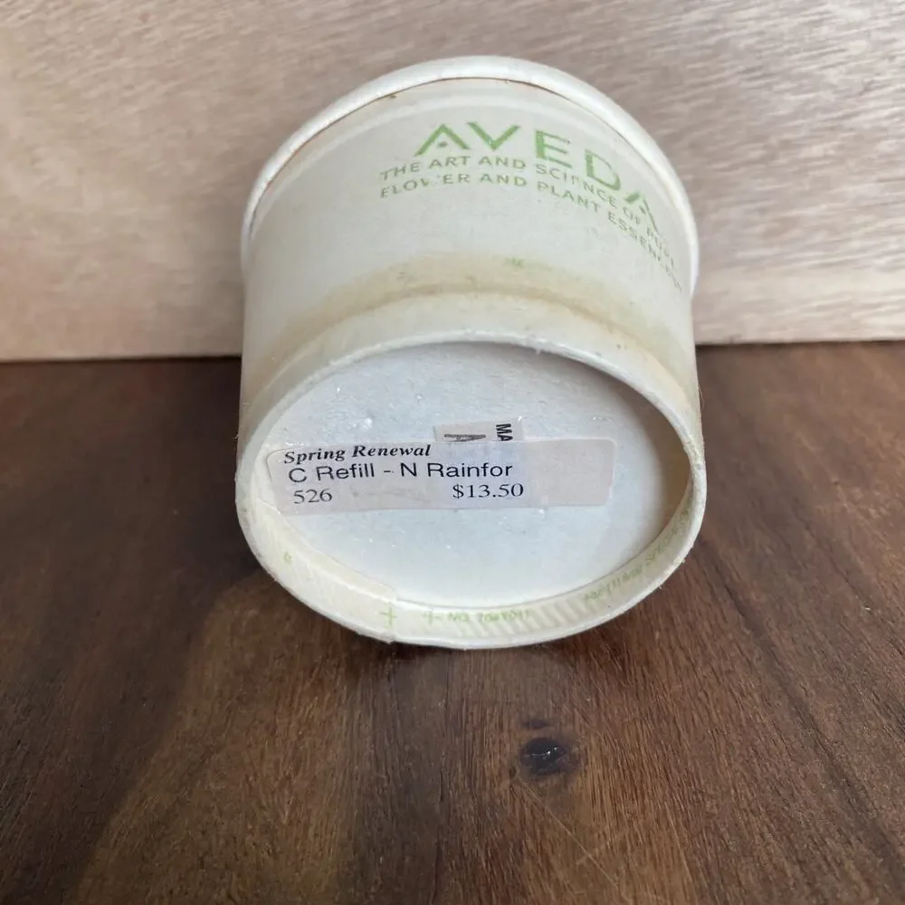 Aveda Rainforest Plant Pure-Fume Candle Refill Beeswax NEW